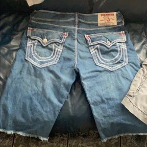 True Religion shorts.